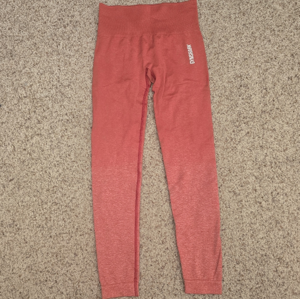 Gymshark Adapt Ombre Seamless - Red Marl, size XS - Picture 3 of 5